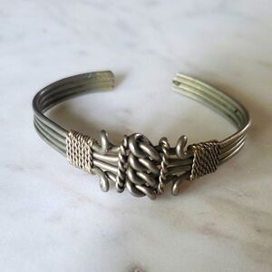 Vintage Wire Woven Bracelet